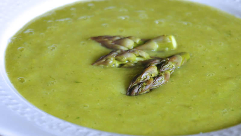 Crema di asparagi vegan