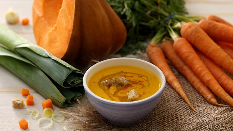 Crema di carote e zucca