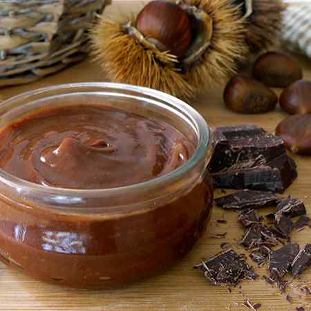 Crema di castagne e cioccolato