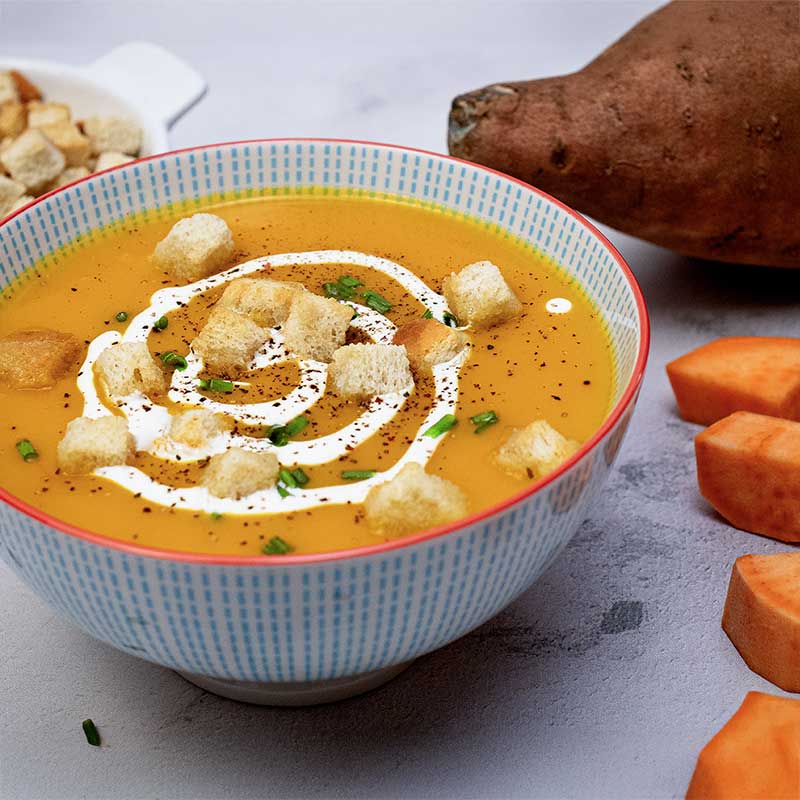 Vellutata di patate dolci