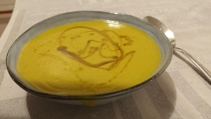 Crema di zucchine e zenzero