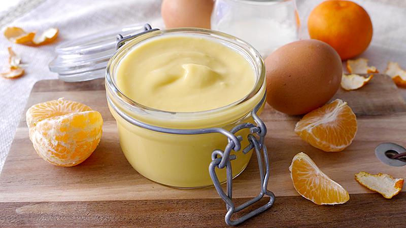 Crema pasticcera al mandarino