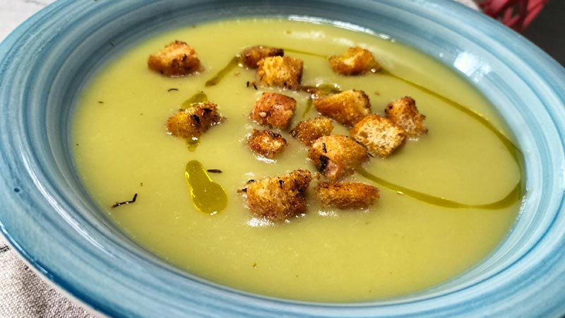 Crema porri e patate