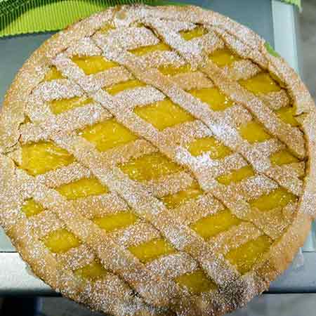 Crostata al limone senza latticini