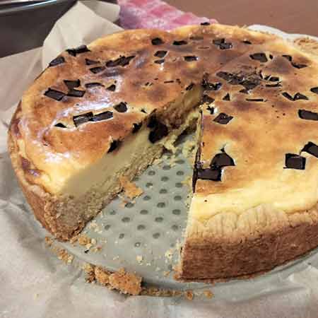 Crostata al mascarpone, Philadelphia e cioccolato