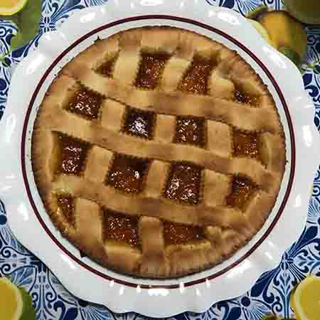 Crostata alla marmellata vegan