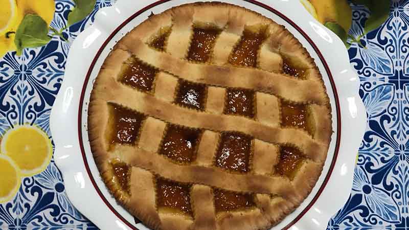 Crostata alla marmellata vegan