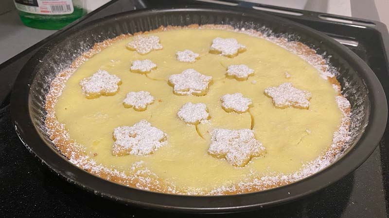 Crostata alla ricotta e limone