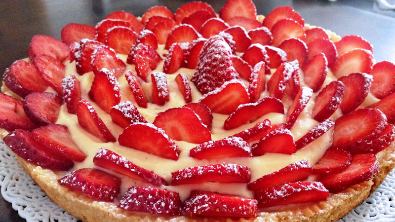 Crostata alle fragole classica