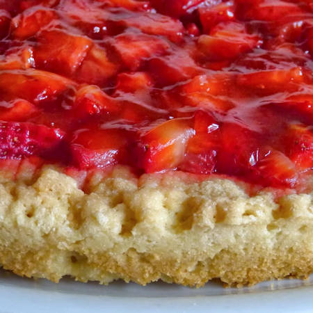 Crostata alle fragole veloce