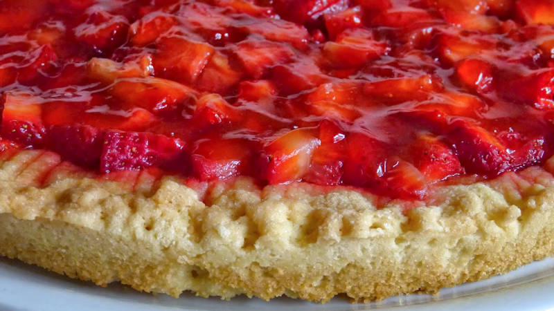 Crostata alle fragole veloce