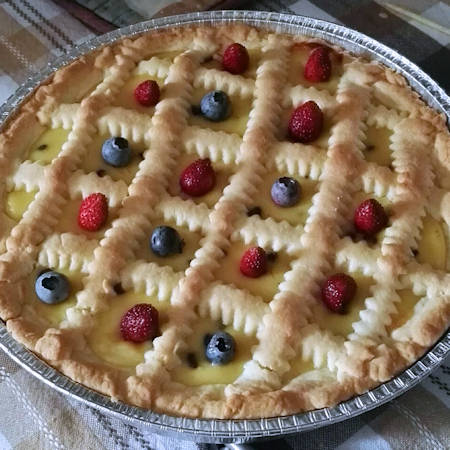 Crostata alta e soffice