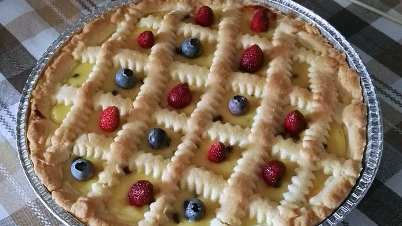 Crostata alta e soffice