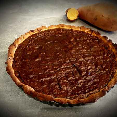 Crostata americana di patate dolci