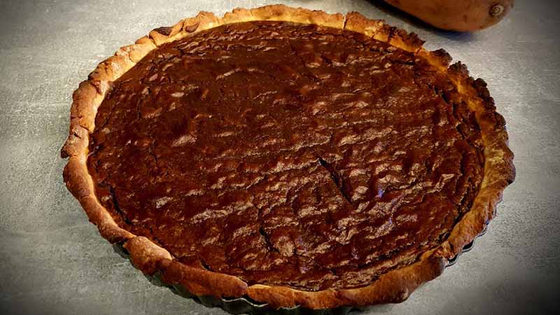 Crostata americana di patate dolci