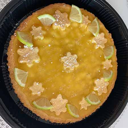 Crostata con crema al limone