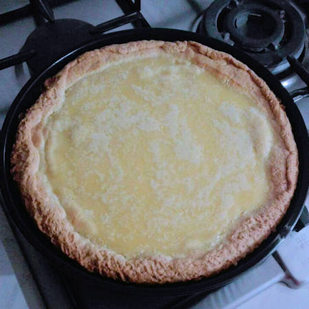 Crostata con crema al limone