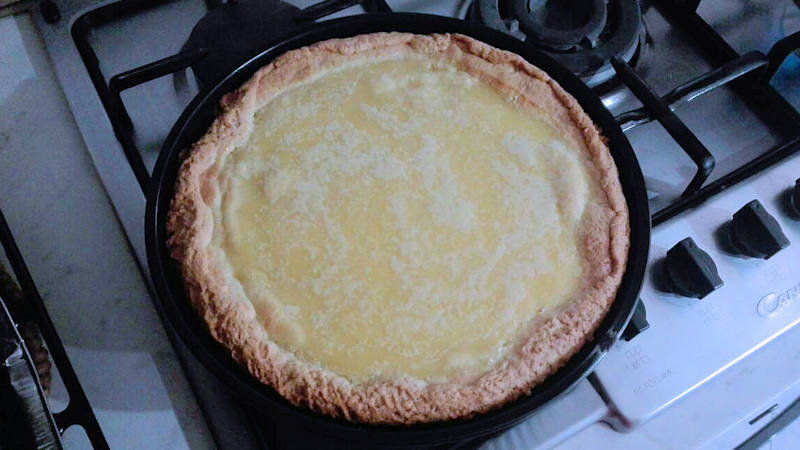 Crostata con crema al limone