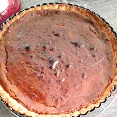 Crostata con crema di Nutella