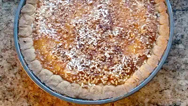 Crostata crema e nocciole