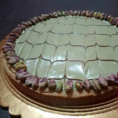 Crostata frangipane al pistacchio