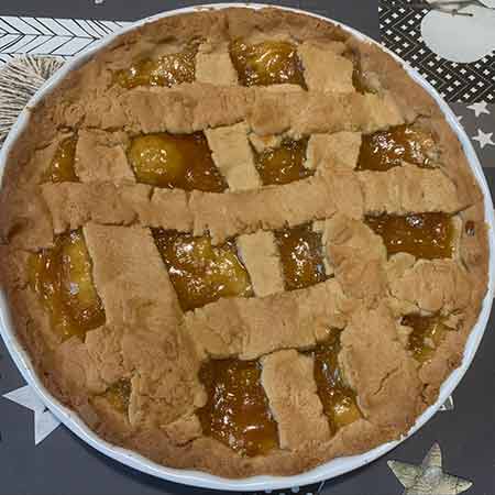 Crostata integrale alla marmellata