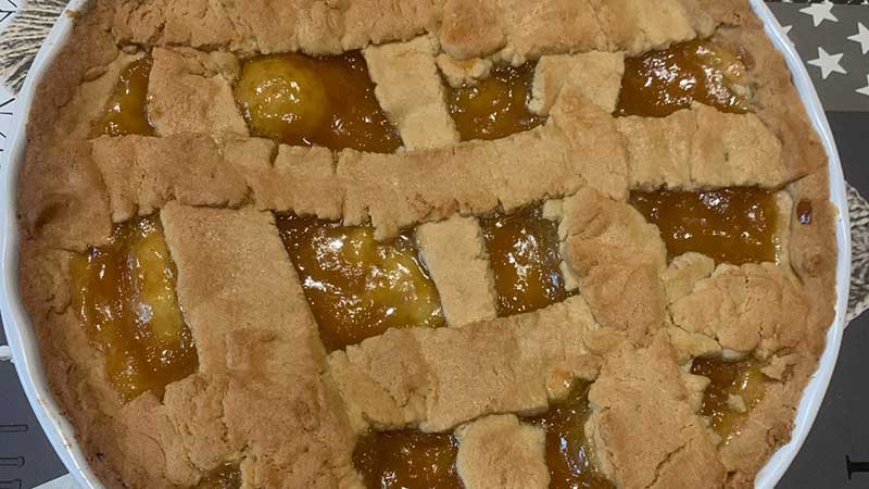 Crostata integrale alla marmellata