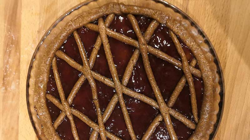 Crostata integrale senza burro