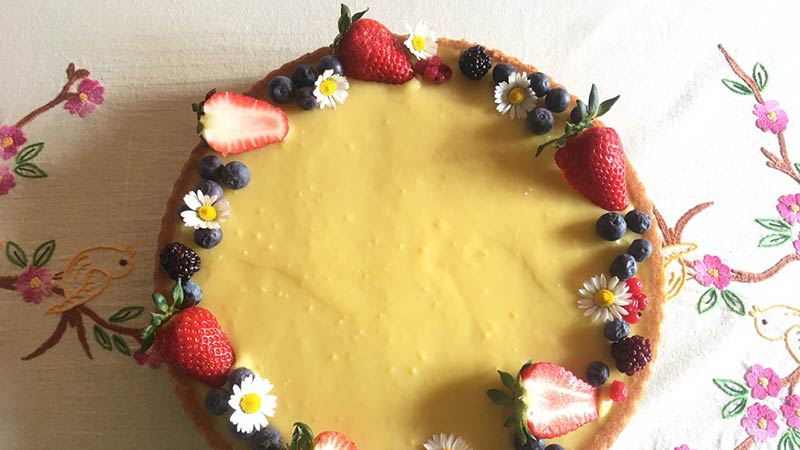 Crostata morbida alla crema