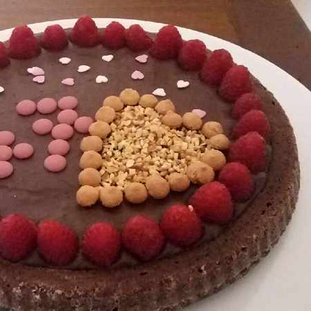 Crostata morbida di farro al cioccolato