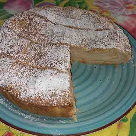 Crostata ricotta e cannella senza burro