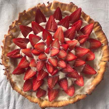 Crostata ricotta e fragole