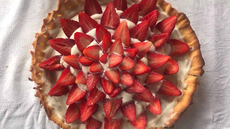 Crostata ricotta e fragole