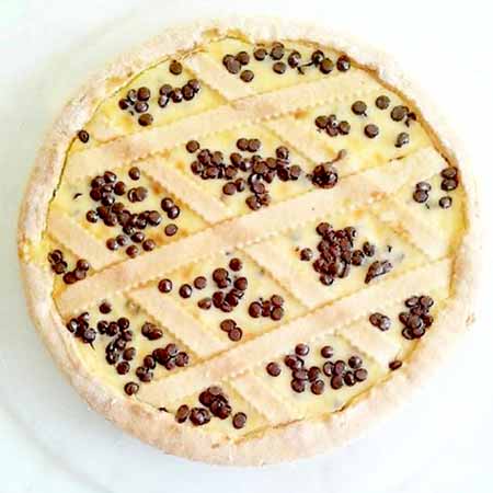 Crostata ricotta e gocce di cioccolato