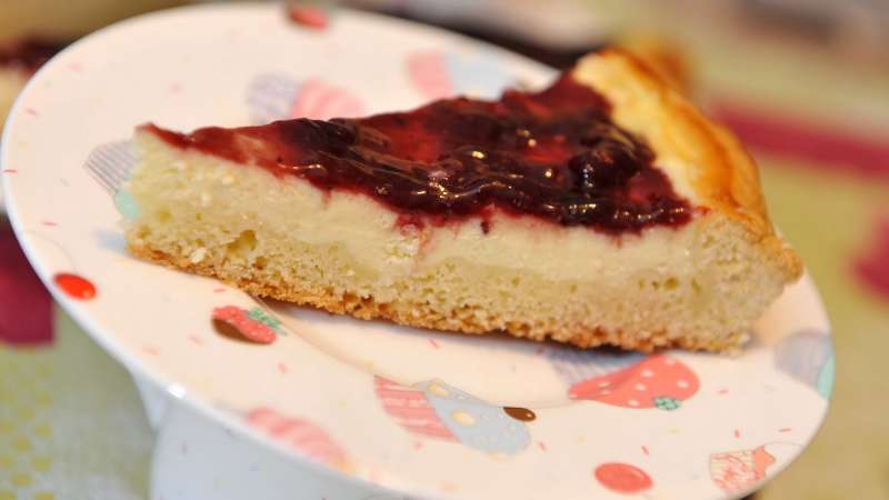 Crostata ricotta e marmellata