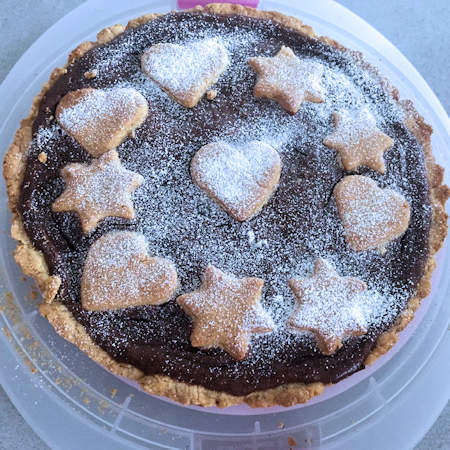 Crostata veloce ricotta e Nutella