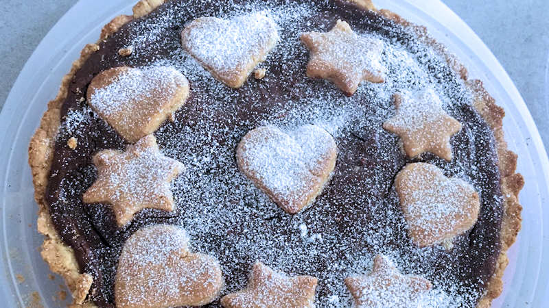 Crostata veloce ricotta e Nutella