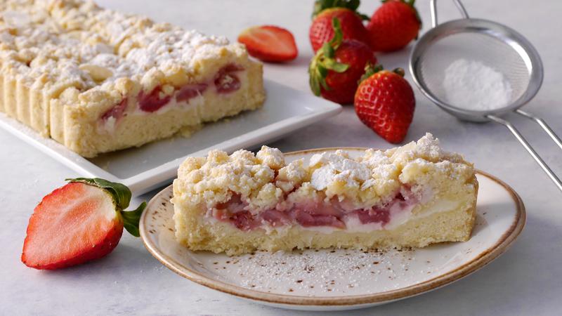 Torta sbrisolona fragole e mascarpone