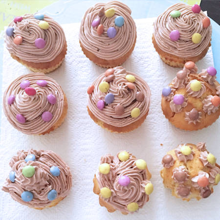 Cupcake colorati