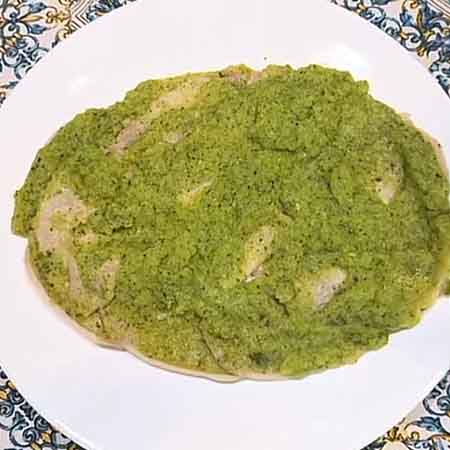 Fettine di lonza con crema di zucchine