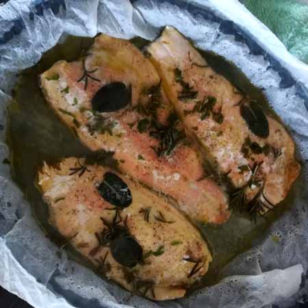 Filetti di trota salmonata