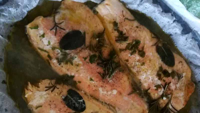 Filetti di trota salmonata