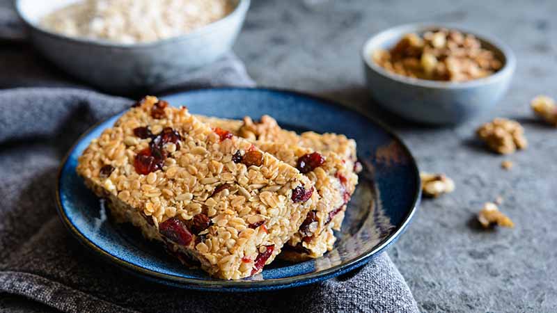 Flapjack granola bars