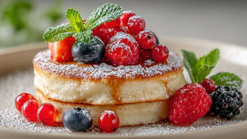 Fluffy pancake giapponesi