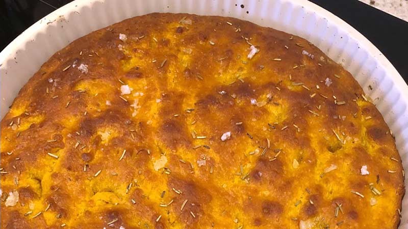 Focaccia alla zucca