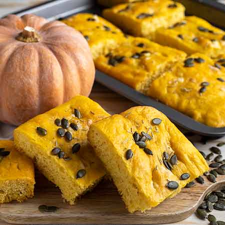 Focaccia alla zucca