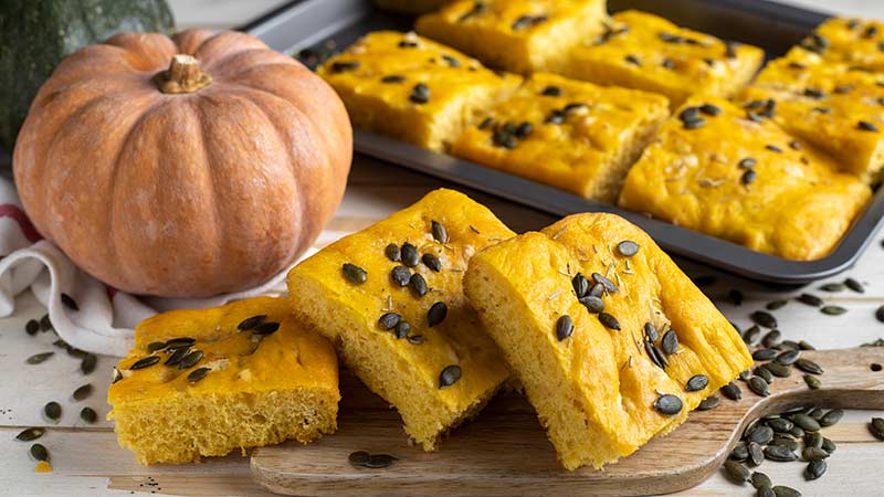 Focaccia alla zucca