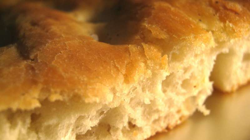 Focaccia con farina di farro