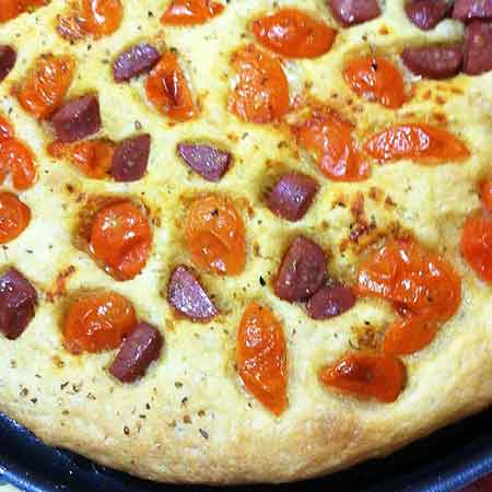 Focaccia croccante di semola