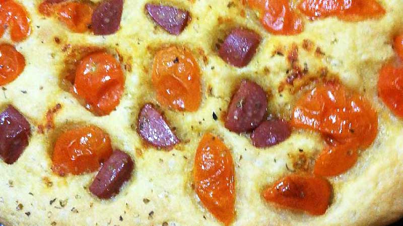 Focaccia croccante di semola